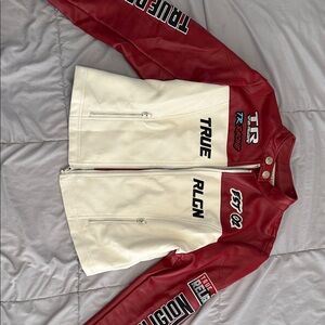 True Religion Red and White Jacket